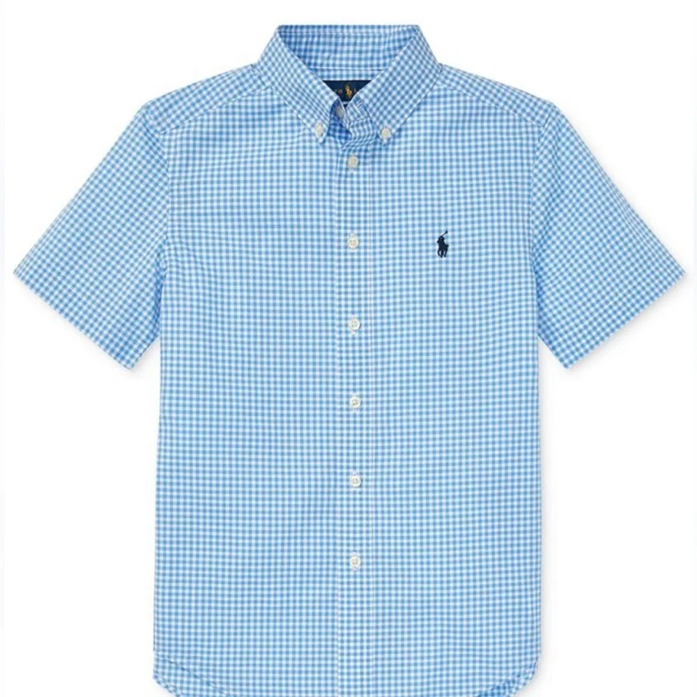 Ralph Lauren plaid Short Sleeves Shirt Size M